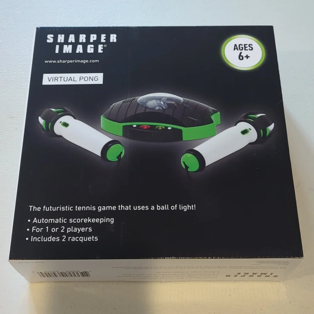 NWT/NIB Sharper Image Virtual Pong Set